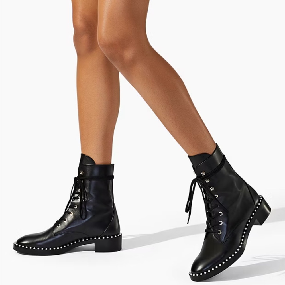 Stuart Weitzman Pearl combat boot